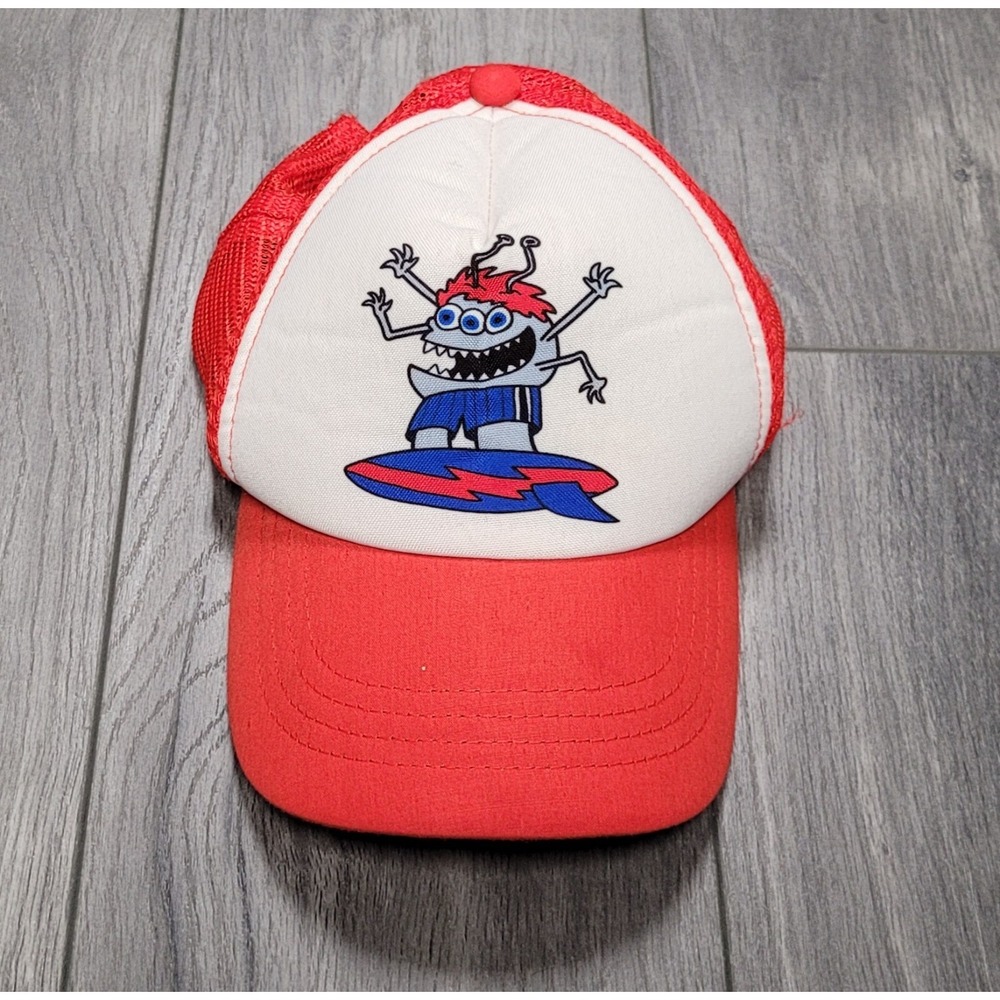 Boys 365 Kids From Garanimals Monster Surfing Baseball Cap/Hat Red